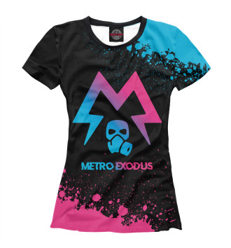 Футболка для девочек Metro Exodus Neon Gradient