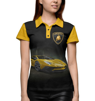 Женское Рубашка поло Lamborghini