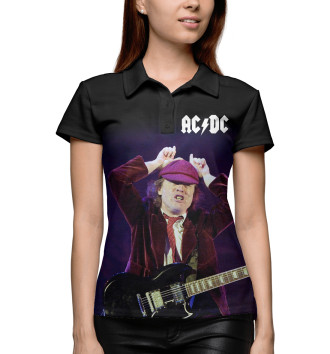 Женское Рубашка поло AC/DC