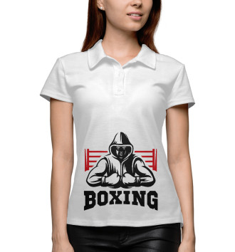 Женское Рубашка поло Boxing