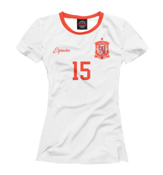 Футболка для девочек Серхио Рамос - Сборная Испании