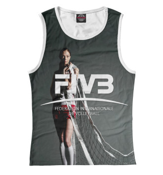 Женская Майка FIVB, Federation Internationale de Volleibal