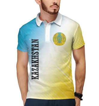 Мужское Рубашка поло Kazakhstan / Казахстан