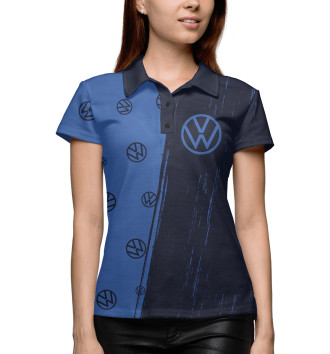 Женское Рубашка поло Volkswagen / Фольксваген