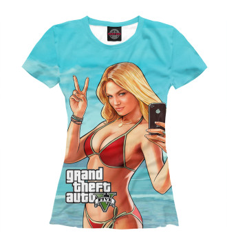 Женская Футболка Grand Theft Auto V