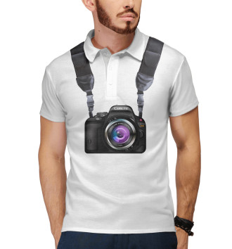 Мужское Рубашка поло Фотоаппарат всегда со мной