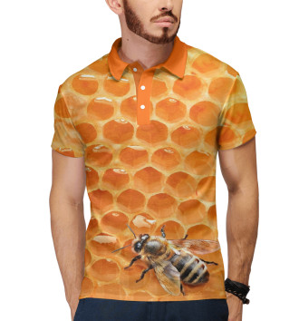Мужское Рубашка поло Пчёлки