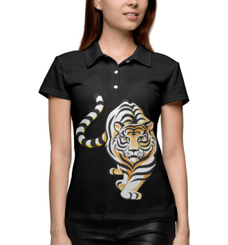 Женское Рубашка поло Тигр