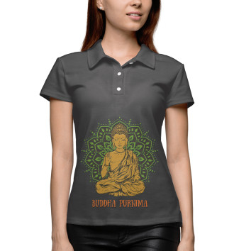 Женское Рубашка поло Buddha Purnima