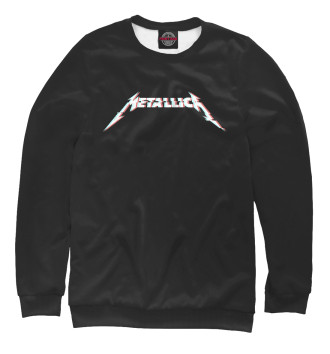 Мужской Толстовка Metallica glitch