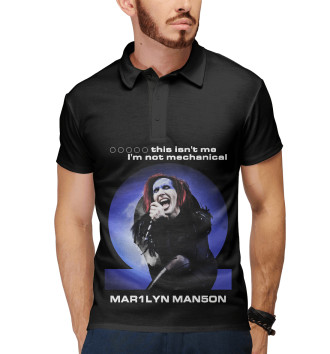 Мужское Рубашка поло Marilyn Manson