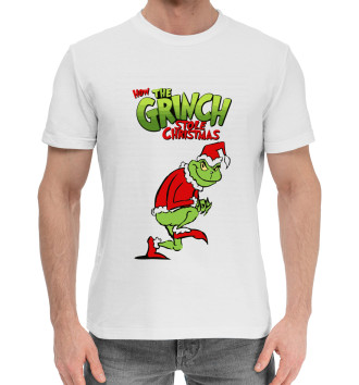 Мужская Хлопковая футболка The Grinch