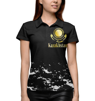 Женское Рубашка поло Kazakhstan
