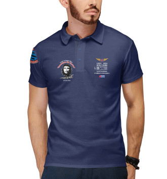 Мужское Рубашка поло Академия ВВС Кубы (синий фон)