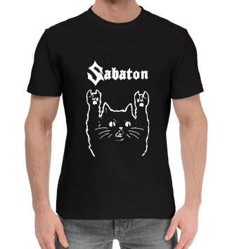 Мужская Хлопковая футболка Sabaton