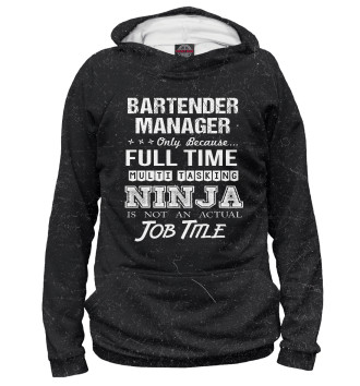 Женское Худи Bartender Manager