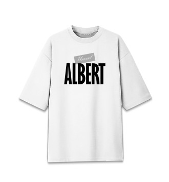Женская Хлопковая футболка оверсайз Альберт