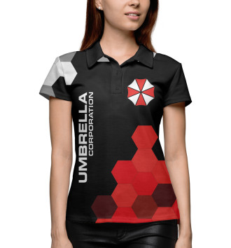 Женское Рубашка поло Umbrella Corp