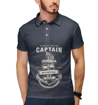 Мужское Рубашка поло Captain
