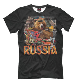 Футболка для мальчиков RUSSIA (Русский Медведь)