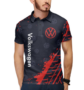 Мужское Рубашка поло Volkswagen / Фольксваген