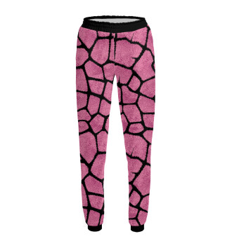 Женские Спортивные штаны Шерсть  розового жирафа