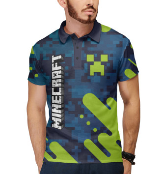 Мужское Рубашка поло Minecraft
