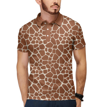 Мужское Рубашка поло Шкура жирафа