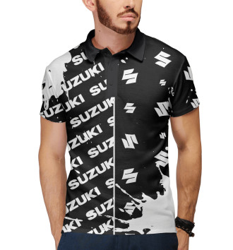 Мужское Рубашка поло Suzuki | Краска (Паттерны)