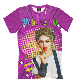 Мужская Футболка Madonna 80s Pop Art