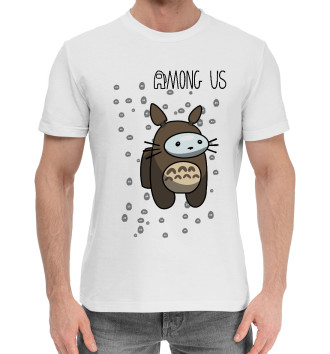 Мужская Хлопковая футболка Тоторо  (Umong Us)