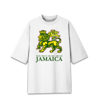 Женская Хлопковая футболка оверсайз Jamaica