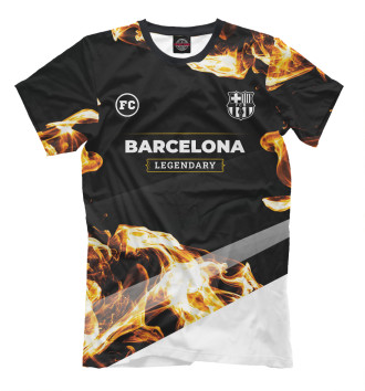 Мужская Футболка Barcelona Sport Fire