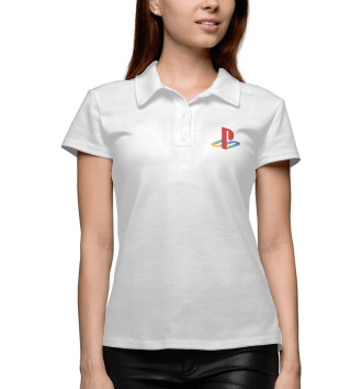 Женское Поло Sony PlayStation Logo