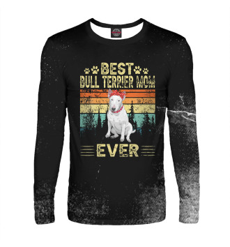 Мужской Лонгслив Vintage Best Bull Terrier