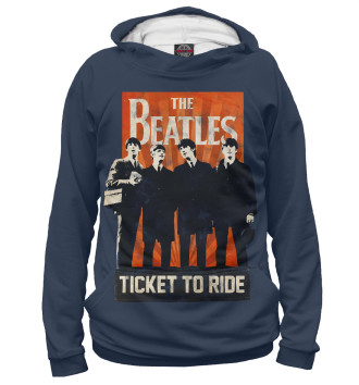 Мужское Худи The Beatles ticket to ride