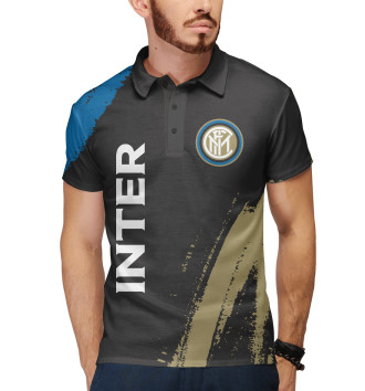 Мужское Рубашка поло Inter / Интер