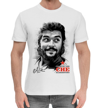 Мужская Хлопковая футболка Портрет Че Гевары