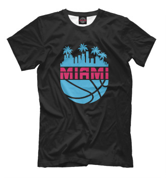 Мужская Футболка Miami Basketball
