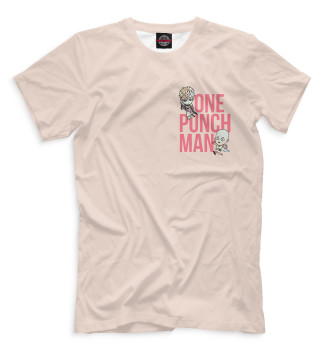 Мужская Футболка One-Punch Man логотип
