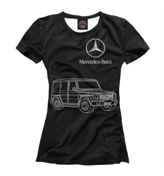 Женская Футболка Mercedes-Benz / Мерседес