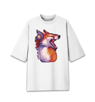 Женская Хлопковая футболка оверсайз DJ FOX
