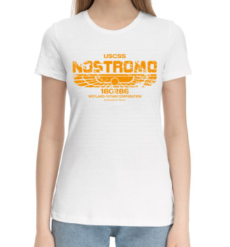Женская Хлопковая футболка Nostromo