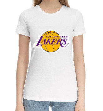 Женская Хлопковая футболка Lakers