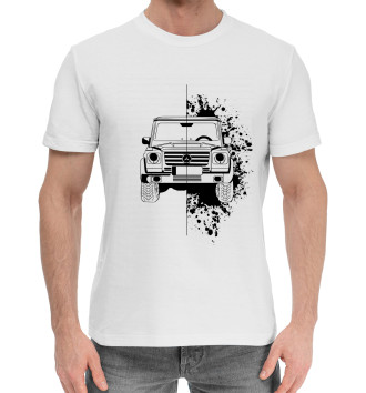 Мужская Хлопковая футболка Mersedes-Benz
