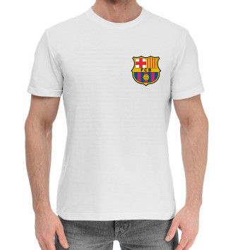 Мужская Хлопковая футболка Barcelona