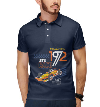 Мужское Рубашка поло Формула-1