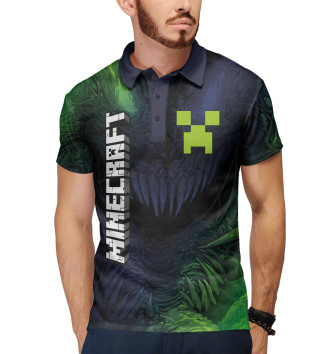 Мужское Рубашка поло Minecraft / Майнкрафт