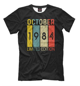 Мужская Футболка 1984 - Октябрь (Ограниченный выпуск)
