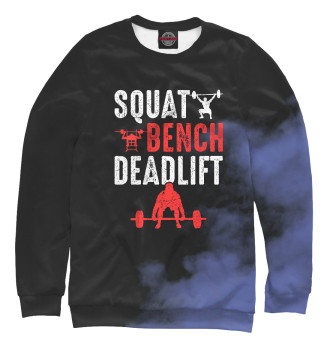 Женский Свитшот Squat Bench Deadlift Gym